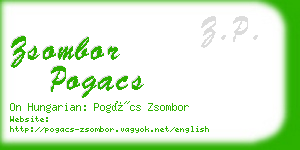 zsombor pogacs business card